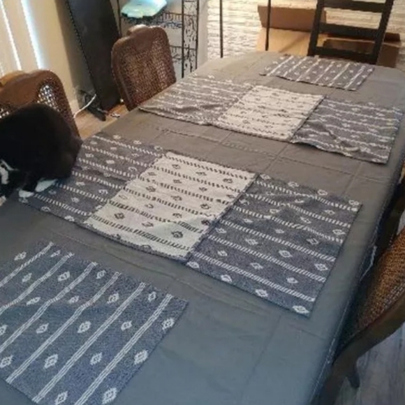 Cotton Global Placemat Blue - Threshold™ - Picture 5 of 6